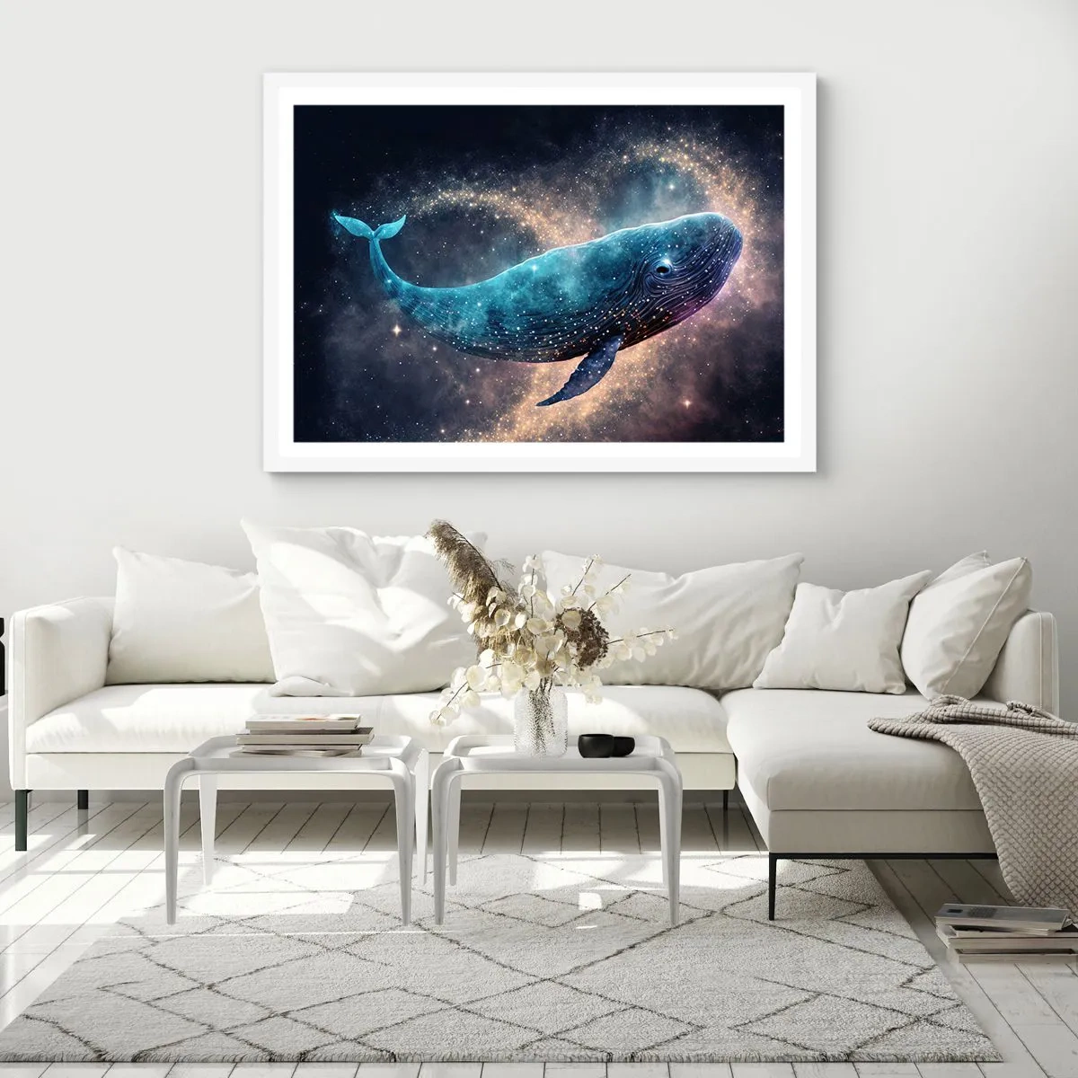 Poster in een witte lijst - Er is zo’n wereld… - 70x50 cm