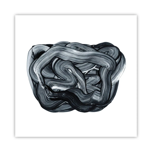 Poster - Het is niet zo eenvoudig - 50x50 cm