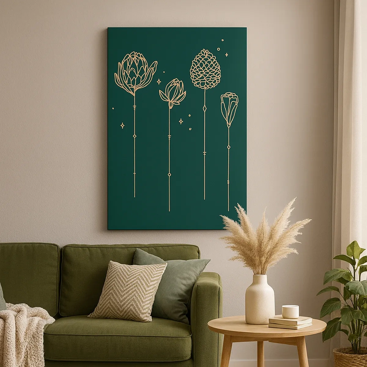 Schilderen op canvas - Kruidenfamiie / Familie Ziółkowsi ?? - 50x70 cm