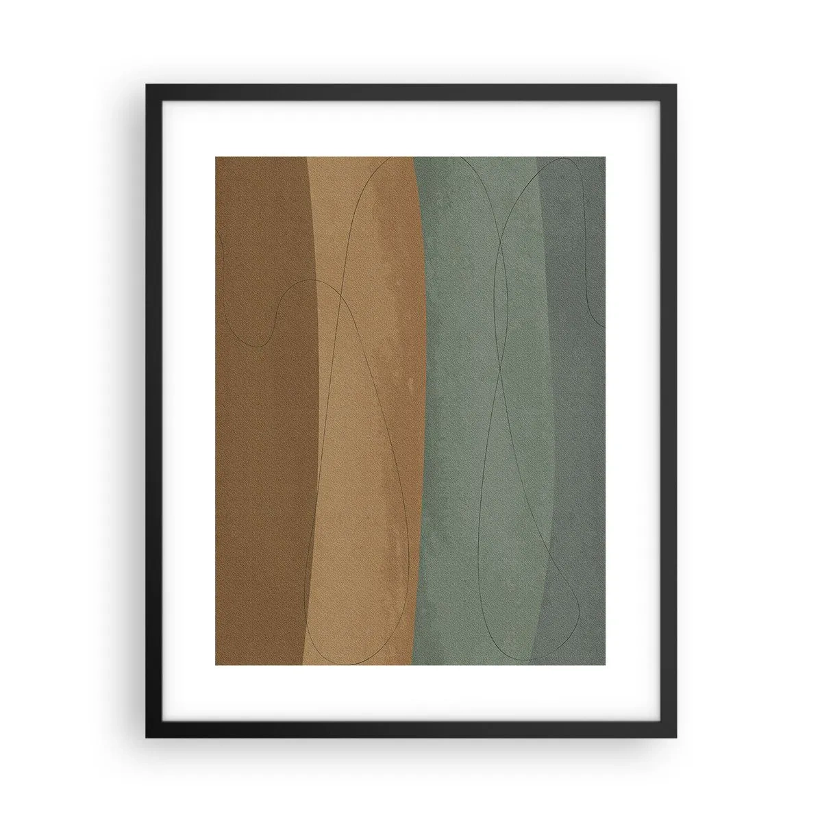 Poster in een zwarte lijst - Horizontale compositie - 40x50 cm