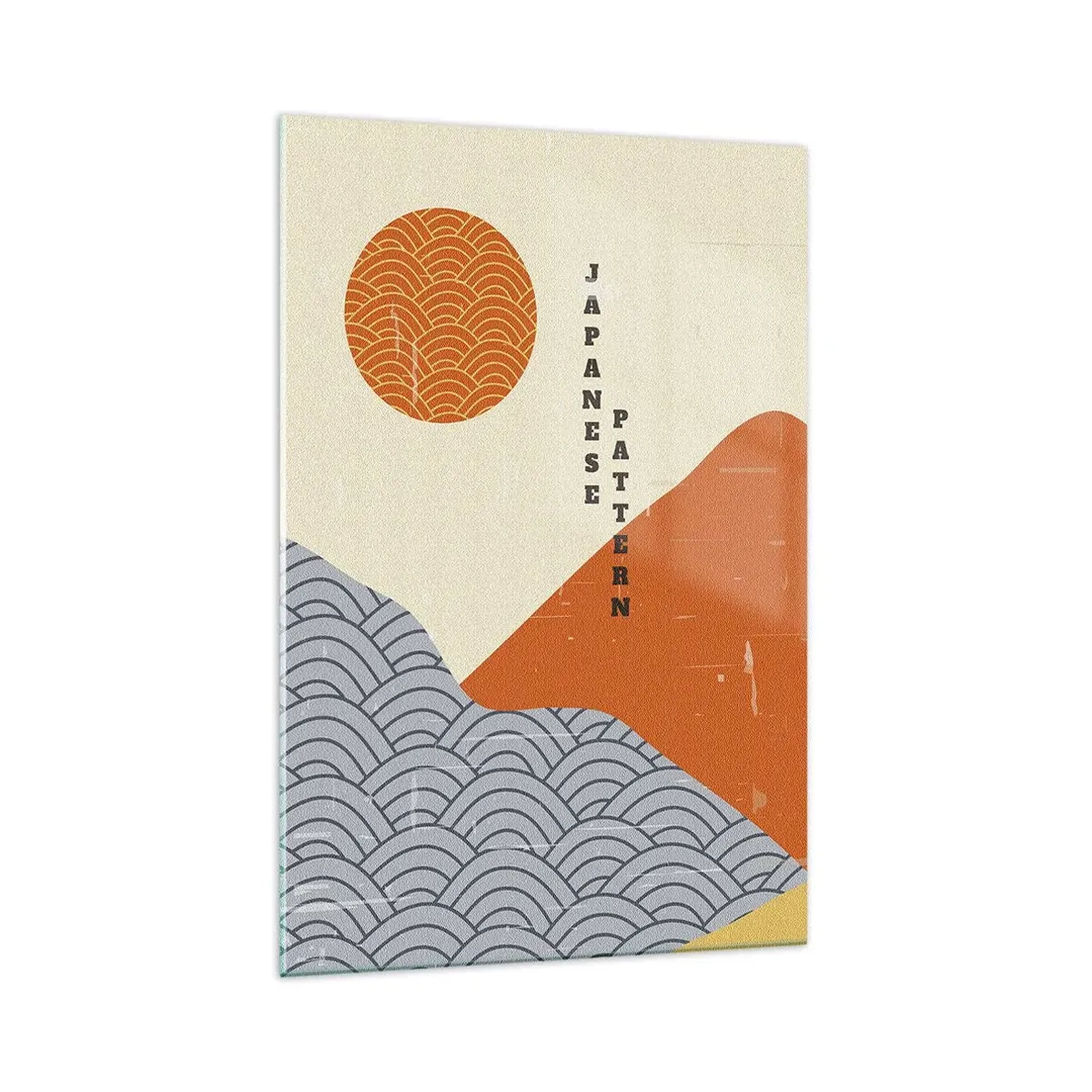 Schilderen op glas - In de Japanse spirit - 70x100 cm