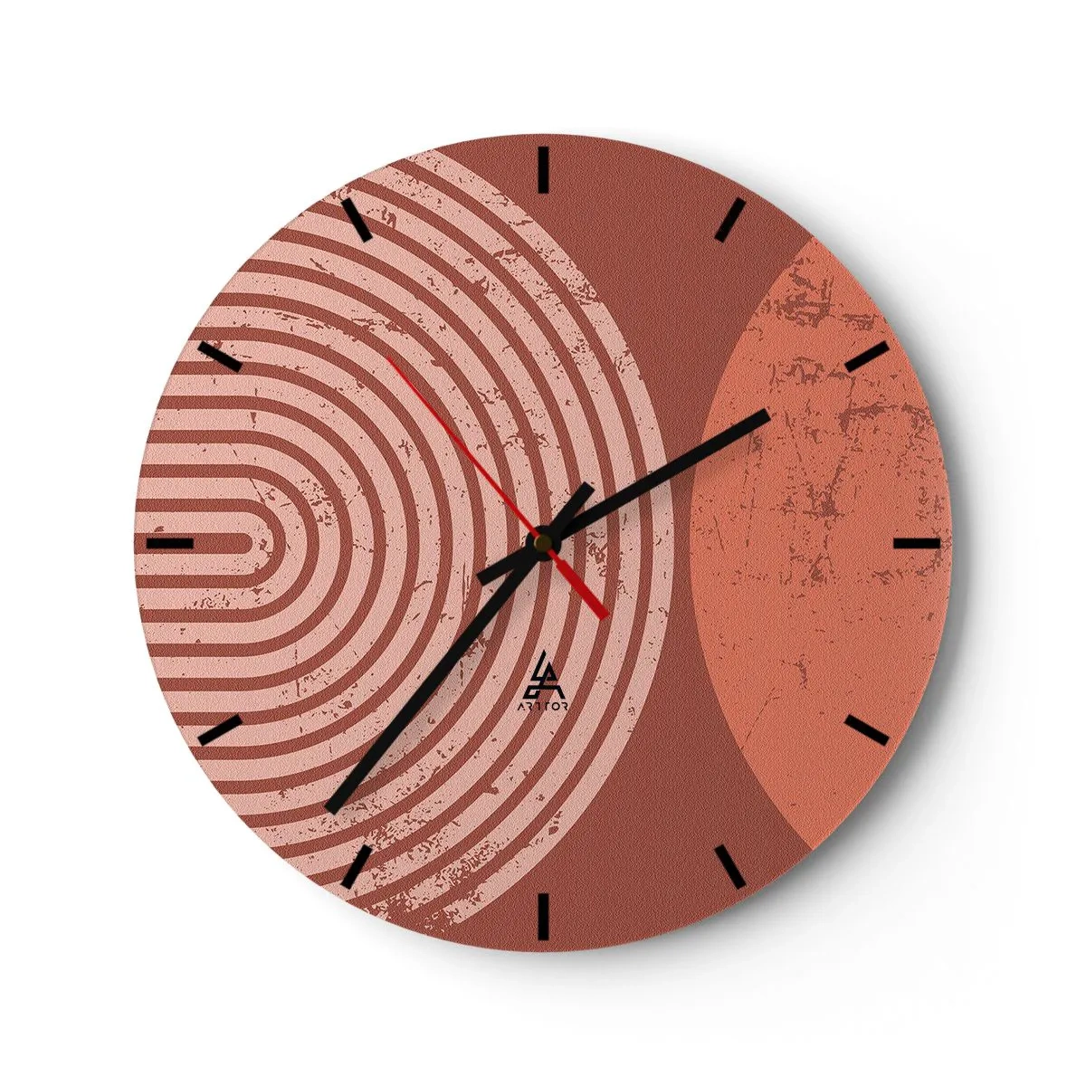 Wandklok - Klok - Een nauwe band - 40x40 cm