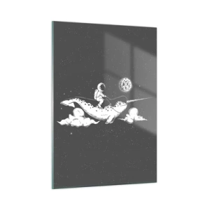Schilderen op glas - Ruimte Ruiter - 50x70 cm