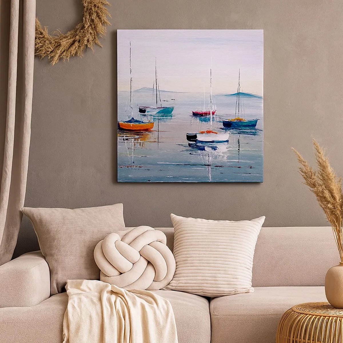 Schilderen op canvas - Een welverdiende rust - 30x30 cm