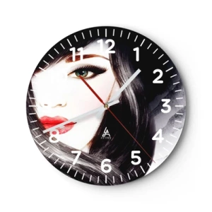 Wandklok - Klok - Saffier look - 40x40 cm