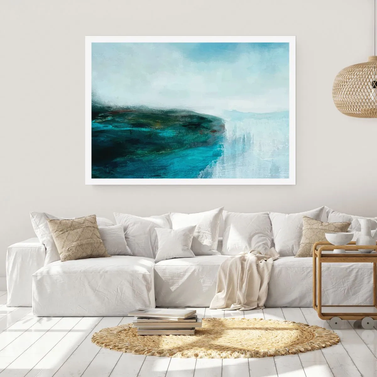 Poster - Nautische abstractie - 91x61 cm