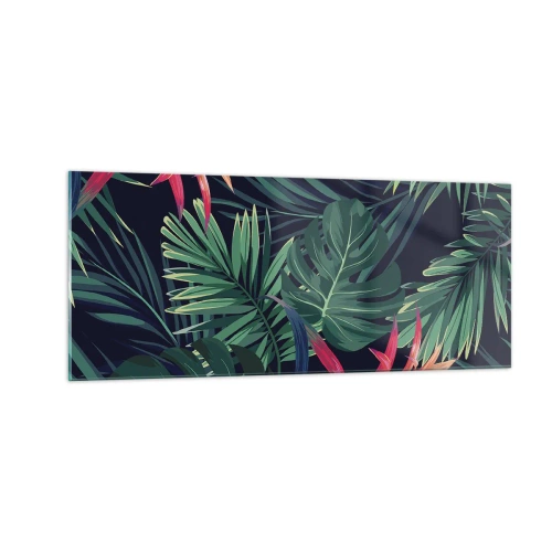 Schilderen op glas - Ontsteken in het groen - 100x40 cm