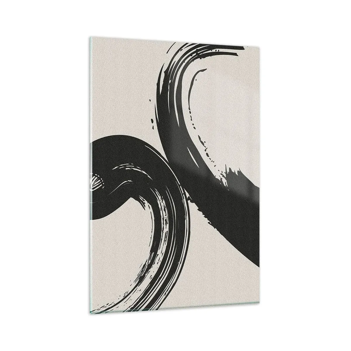 Schilderen op glas - Vegend en cirkevormig - 80x120 cm