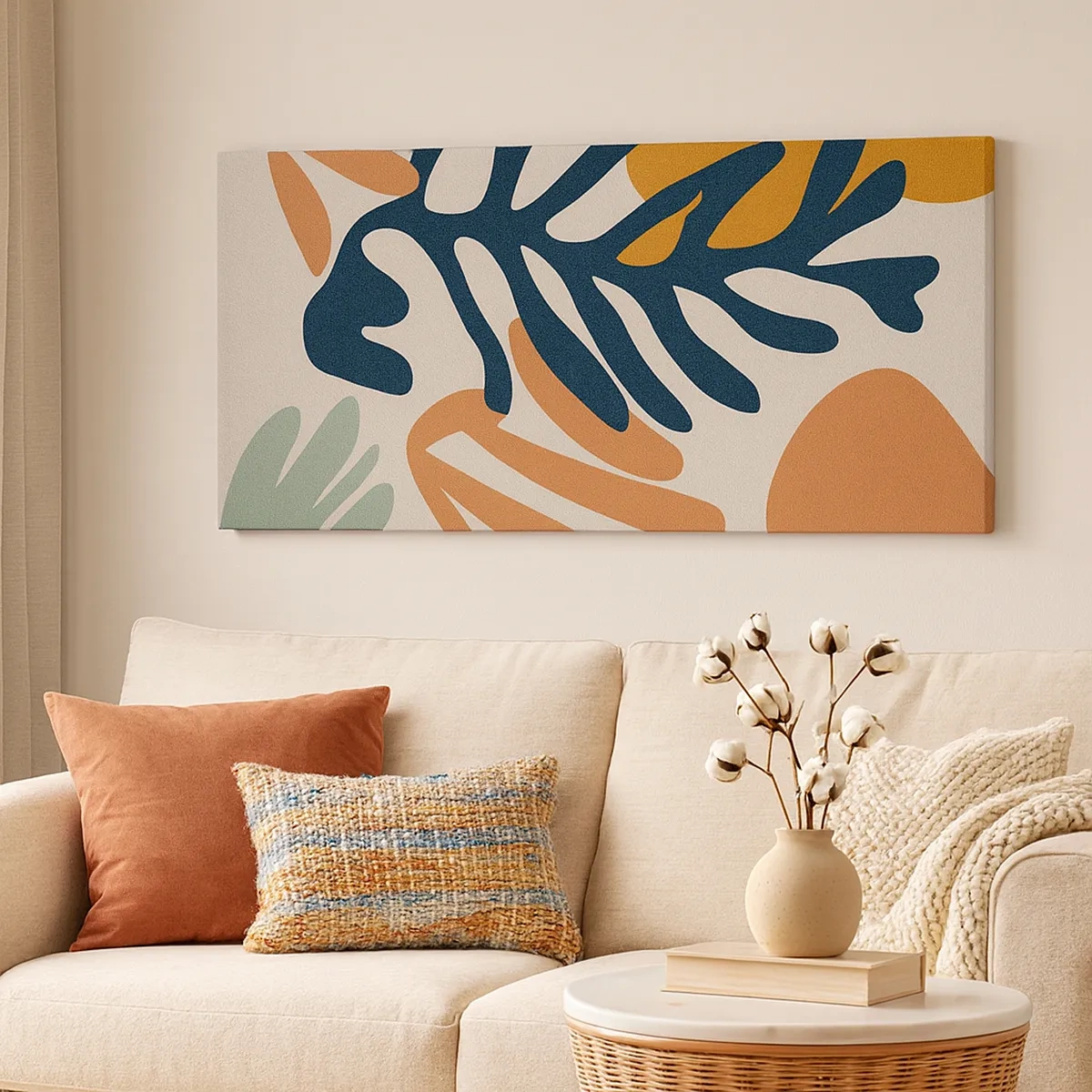 Schilderen op canvas - Koraalzeeën - 30x30 cm