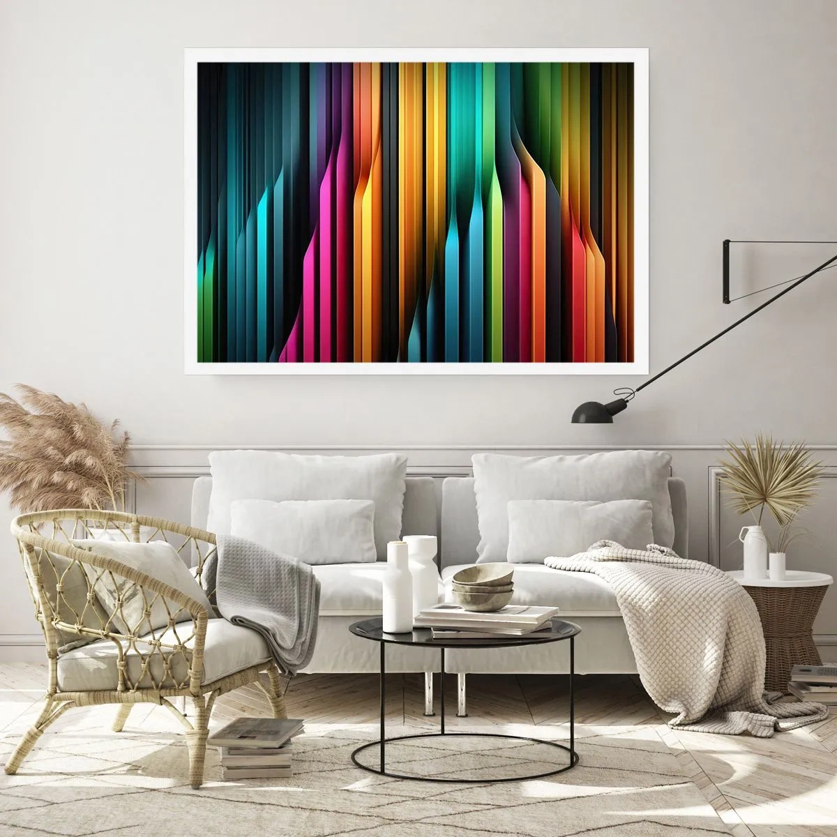 Poster - Lichtorgel - 91x61 cm