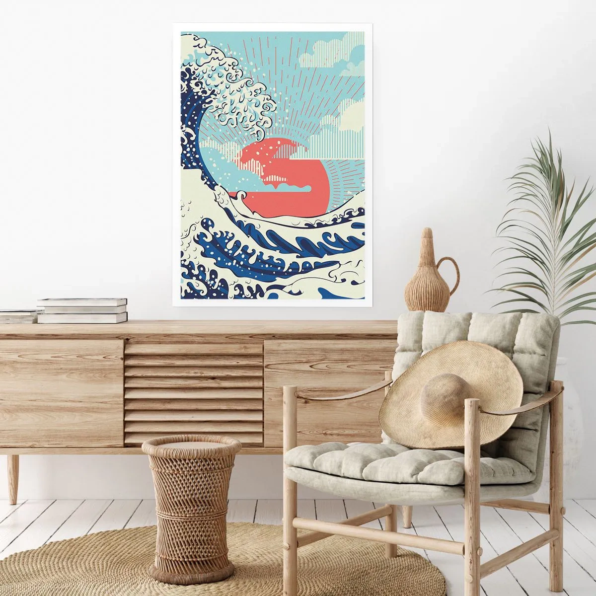 Poster - Van Japanse inspiratie - 70x100 cm