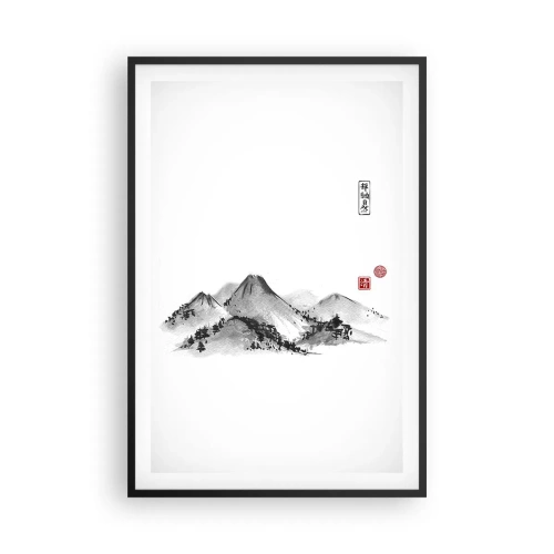 Poster in een zwarte lijst - Oneindige verte - 61x91 cm