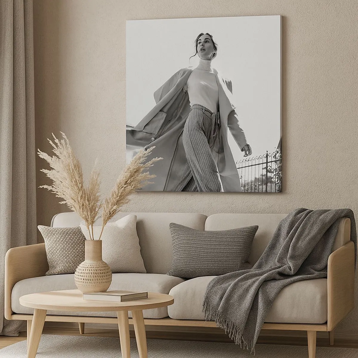 Schilderen op canvas - Ga je mee? - 30x30 cm