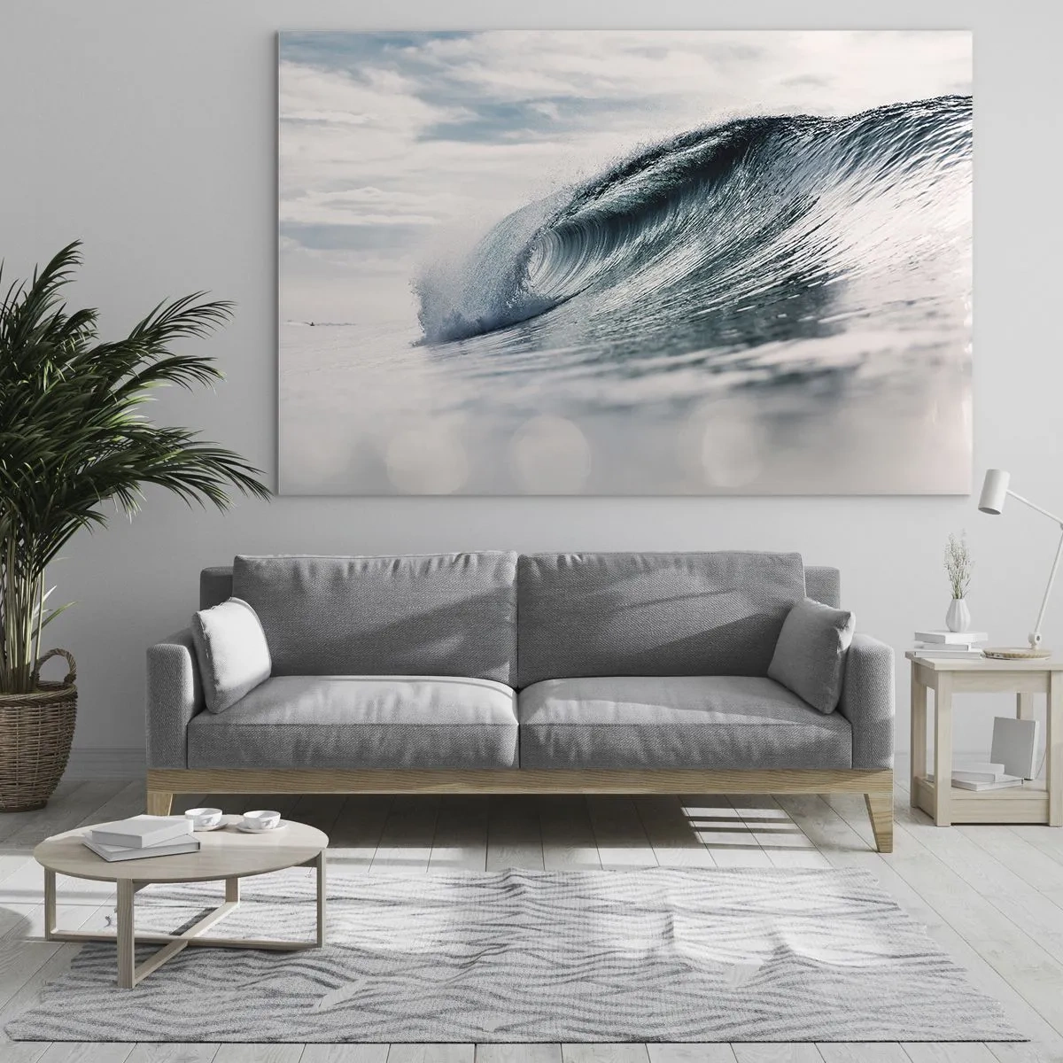 Schilderen op glas - Waterpiek - 100x70 cm
