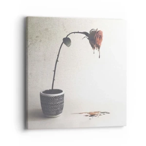 Schilderen op canvas - Rosa dolorosa - 40x40 cm