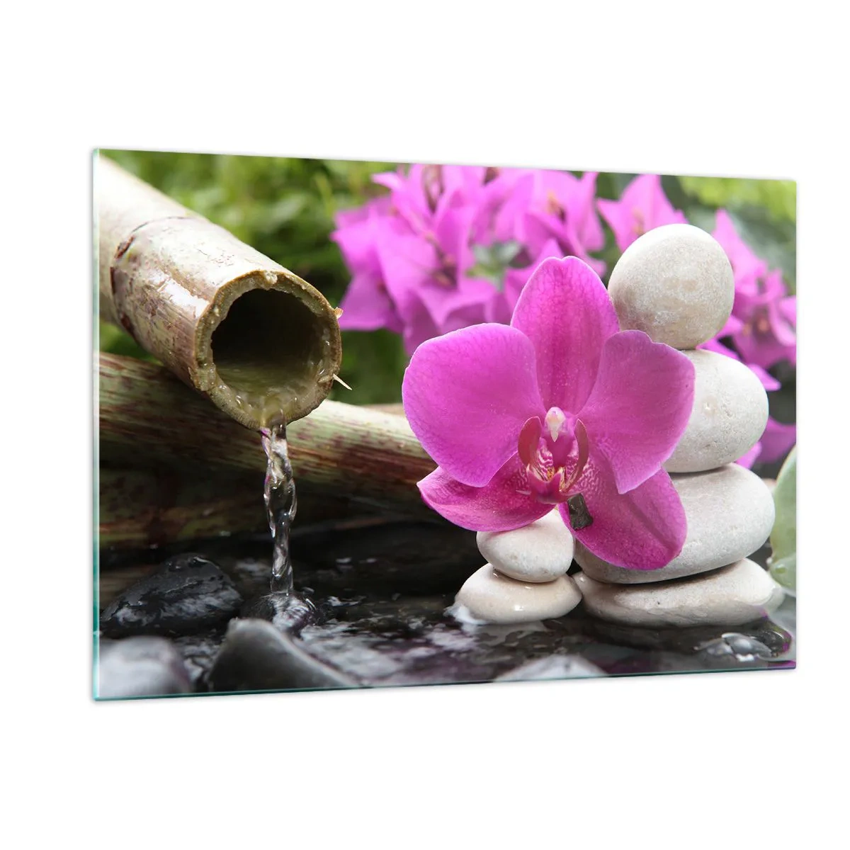 Schilderen op glas - Je bent al aan het rusten - 120x80 cm