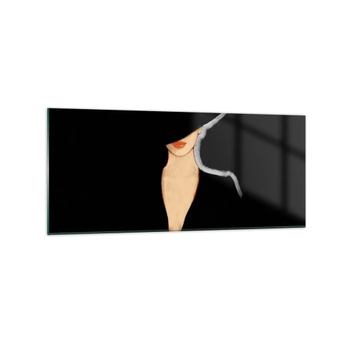 Schilderen op glas - Elegantie en stijl - 120x50 cm