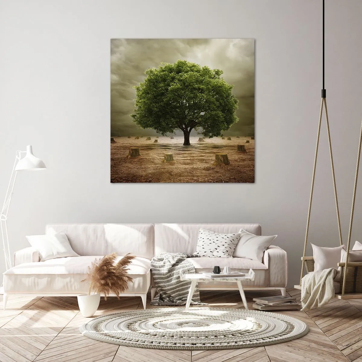 Schilderen op canvas - Alle hoop - 30x30 cm