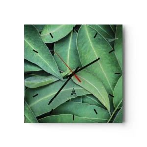 Wandklok - Klok - Sappig en fris - 30x30 cm