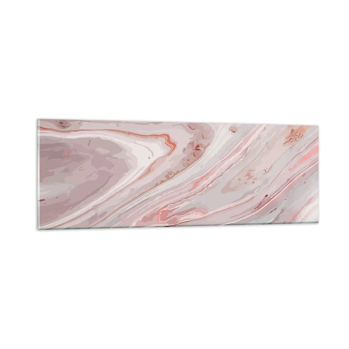Schilderen op glas - Roze vloeistof - 90x30 cm