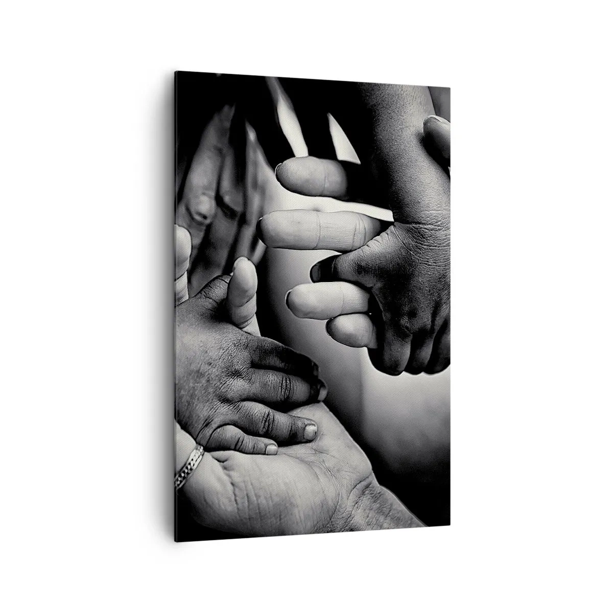 Schilderen op canvas - Om mens te zijn - 80x120 cm