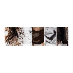 Fotobehang Staaltje Standard Eco - Kleurcontrast - Abstractie, Deel, Modern patroon - 100x30 cm