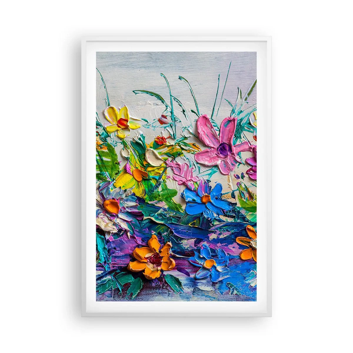 Poster in een witte lijst - Helemaal geen stilleven - 61x91 cm