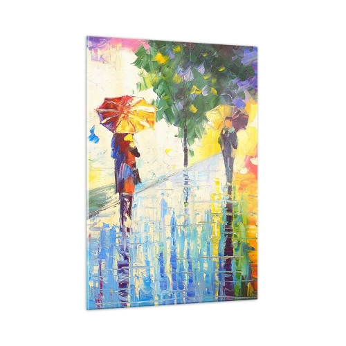 Schilderen op glas - Nu is het helemaal duidelijk - 50x70 cm