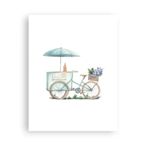 Poster - Zoete herinnering aan de zomer - 30x40 cm