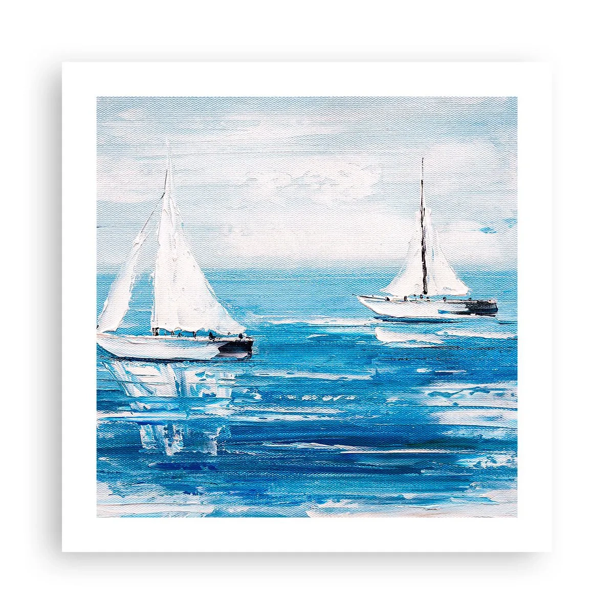 Poster - Met een vriend aan mijn zijde - 50x50 cm