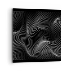 Schilderen op canvas - Dans van licht in de ruimte - 70x70 cm