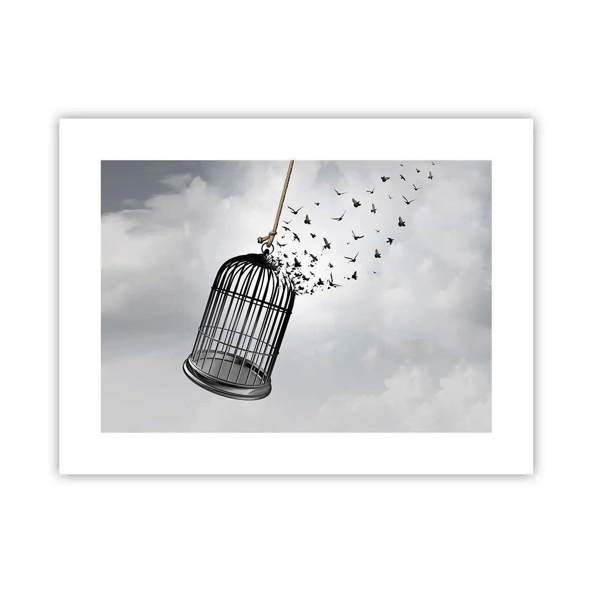 Poster - Geloof ... Hoop ... Vrijheid! - 40x30 cm