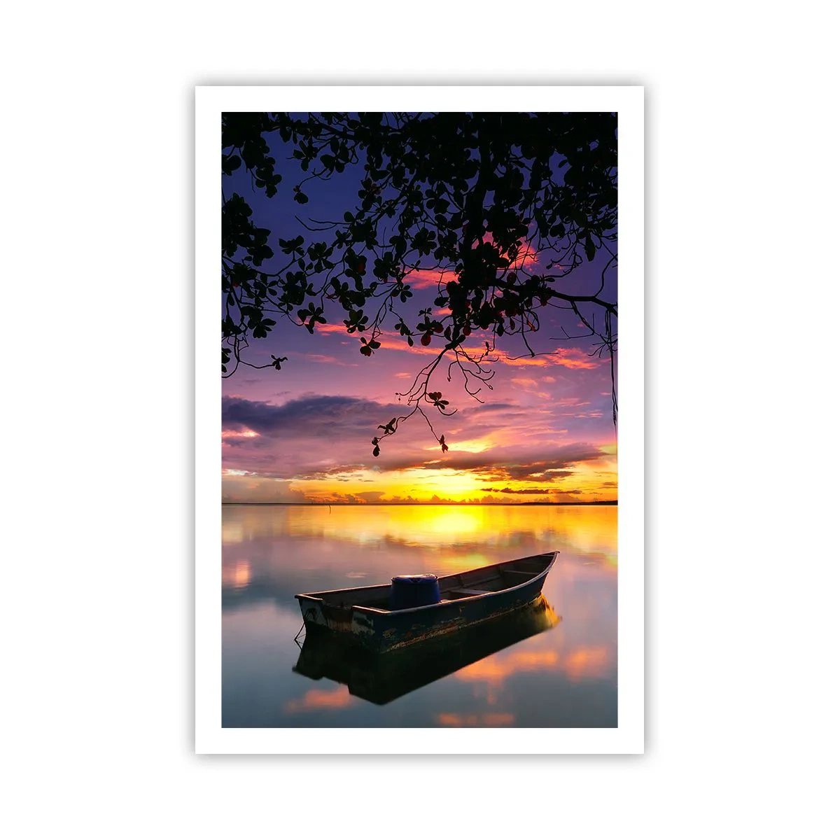 Poster - "Je lijkt midden in de lucht te hangen..." - 61x91 cm