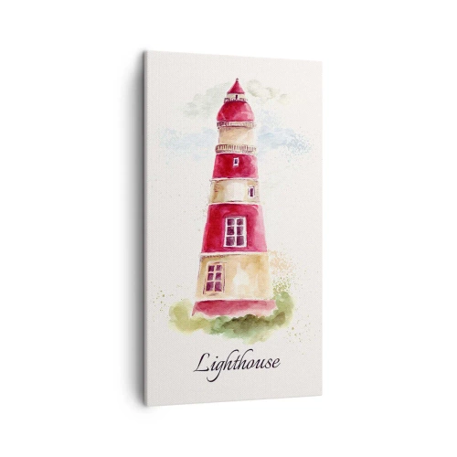 Schilderen op canvas - Er is altijd goed weer in de buurt - 45x80 cm