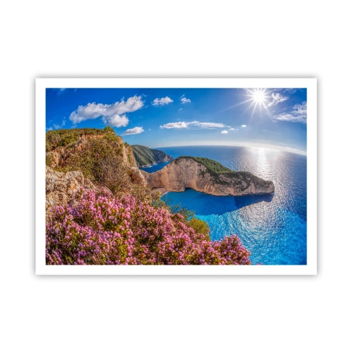 Poster - Mijn geweldige Griekse vakantie - 100x70 cm