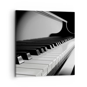 Schilderen op canvas - Harmonie van vormen en kleuren - 70x70 cm