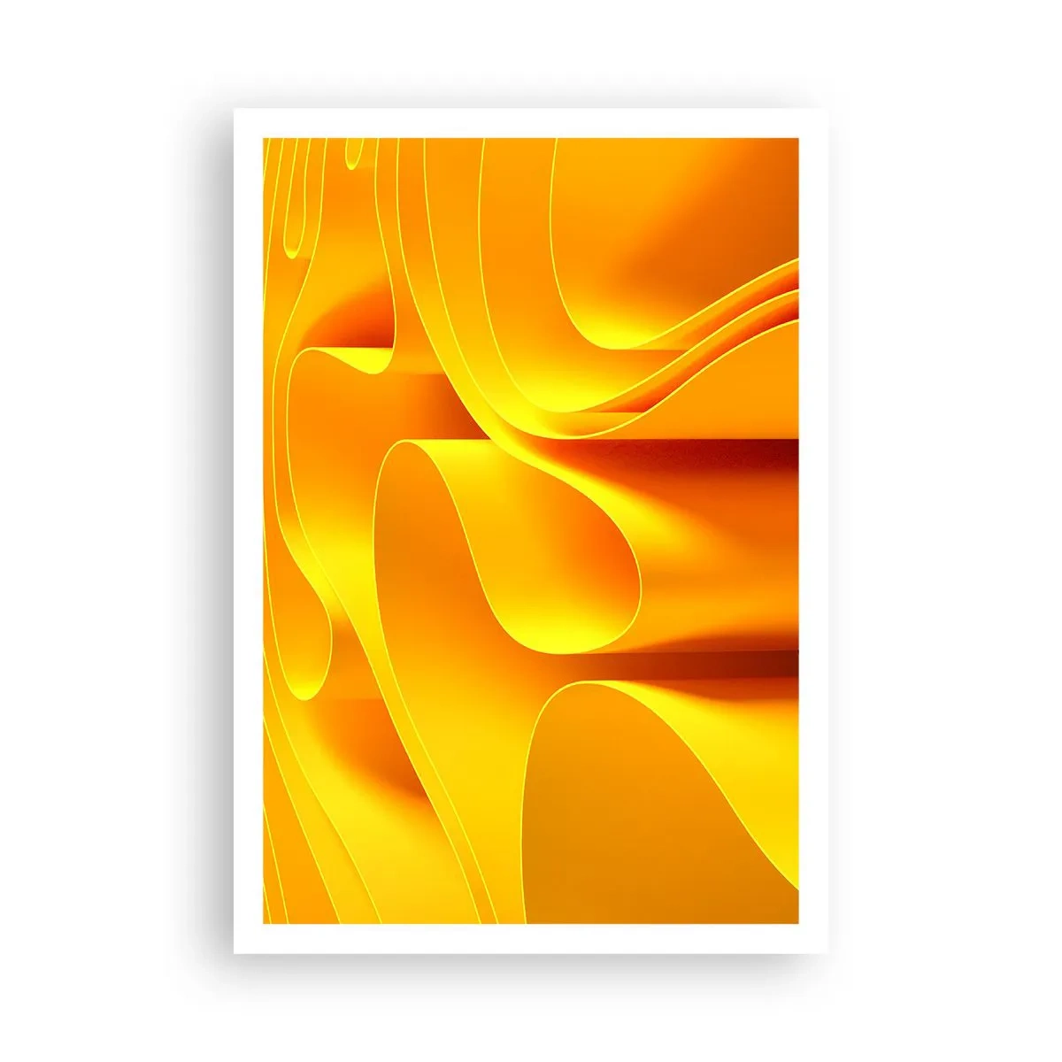 Poster - Als de golven van de zon - 70x100 cm