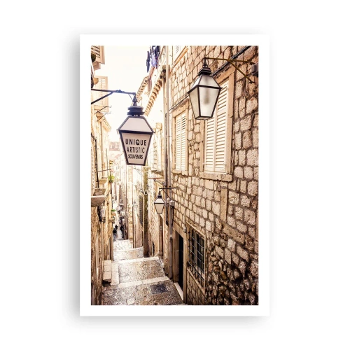 Poster - Een charmant steegje - 61x91 cm