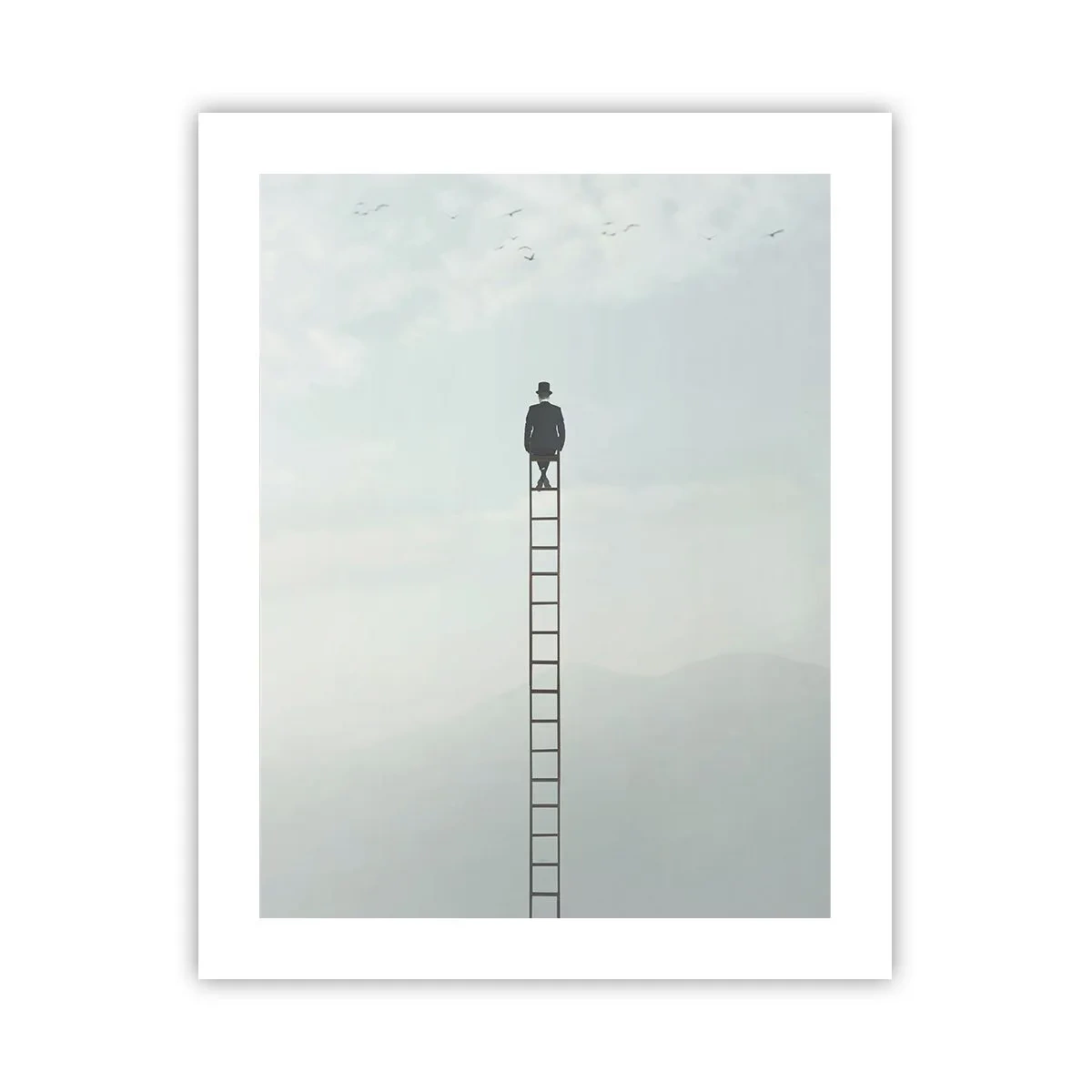 Poster - Stap verder op! - 40x50 cm