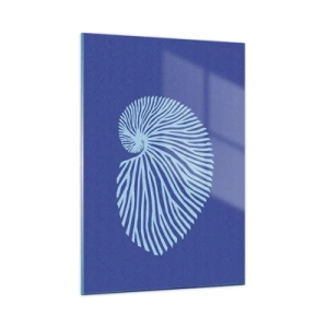 Schilderen op glas - De geboorte van de schelp - 50x70 cm