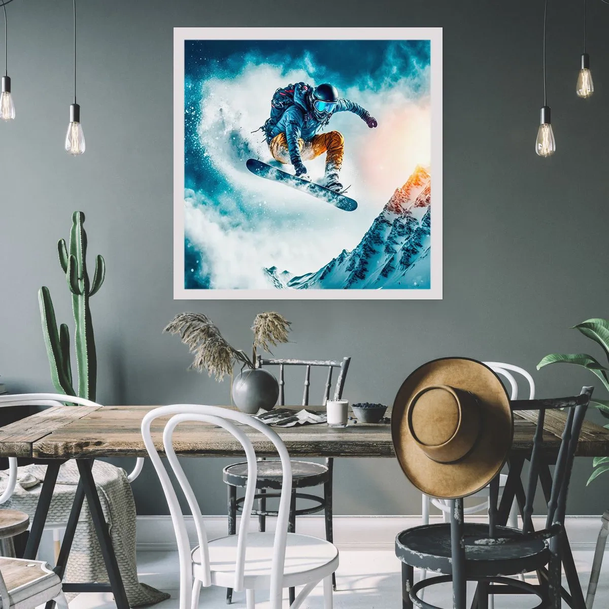 Poster - Extreme emoties - 40x40 cm