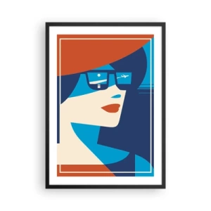 Poster in een zwarte lijst - Vakantiereis - 50x70cm - Vakantie trip - Moderne wanddecoratie voor woonkamer en slaapkamer ARTTOR