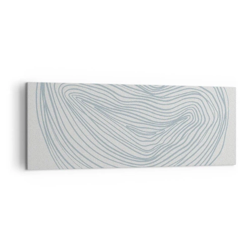 Schilderen op canvas - De glimlach van één druppel - 140x50 cm