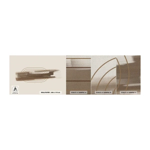 Fotobehang Monster Premium Canvas - Een briesje grijs - Abstractie, Deel, Moderne kunst - 100x30 cm