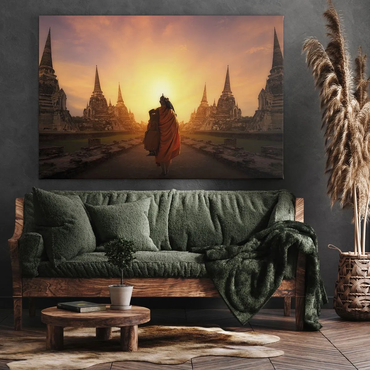 Schilderen op canvas - In vrede voor de eeuwigheid - 120x80 cm