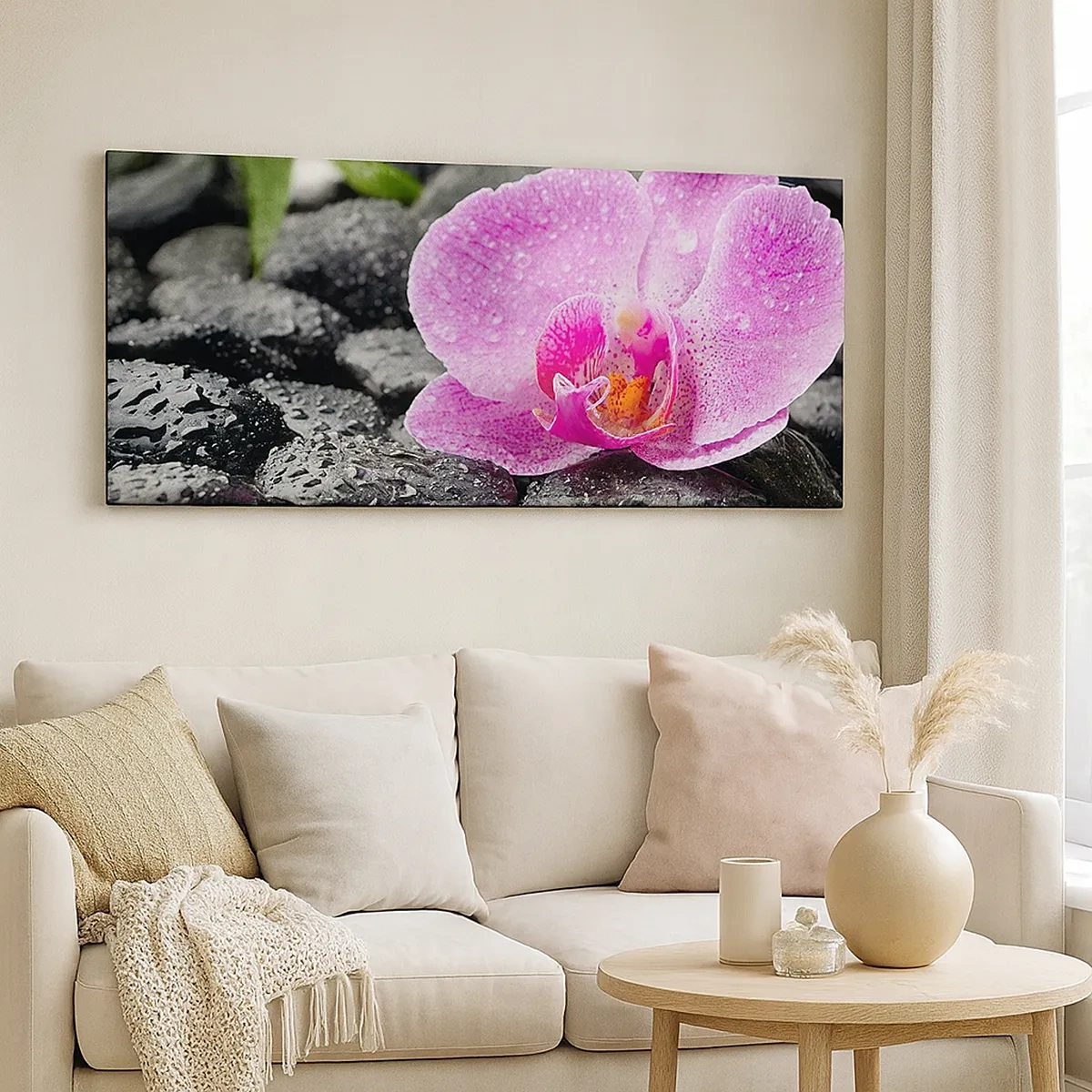 Schilderen op canvas - Als een open hart - 30x30 cm