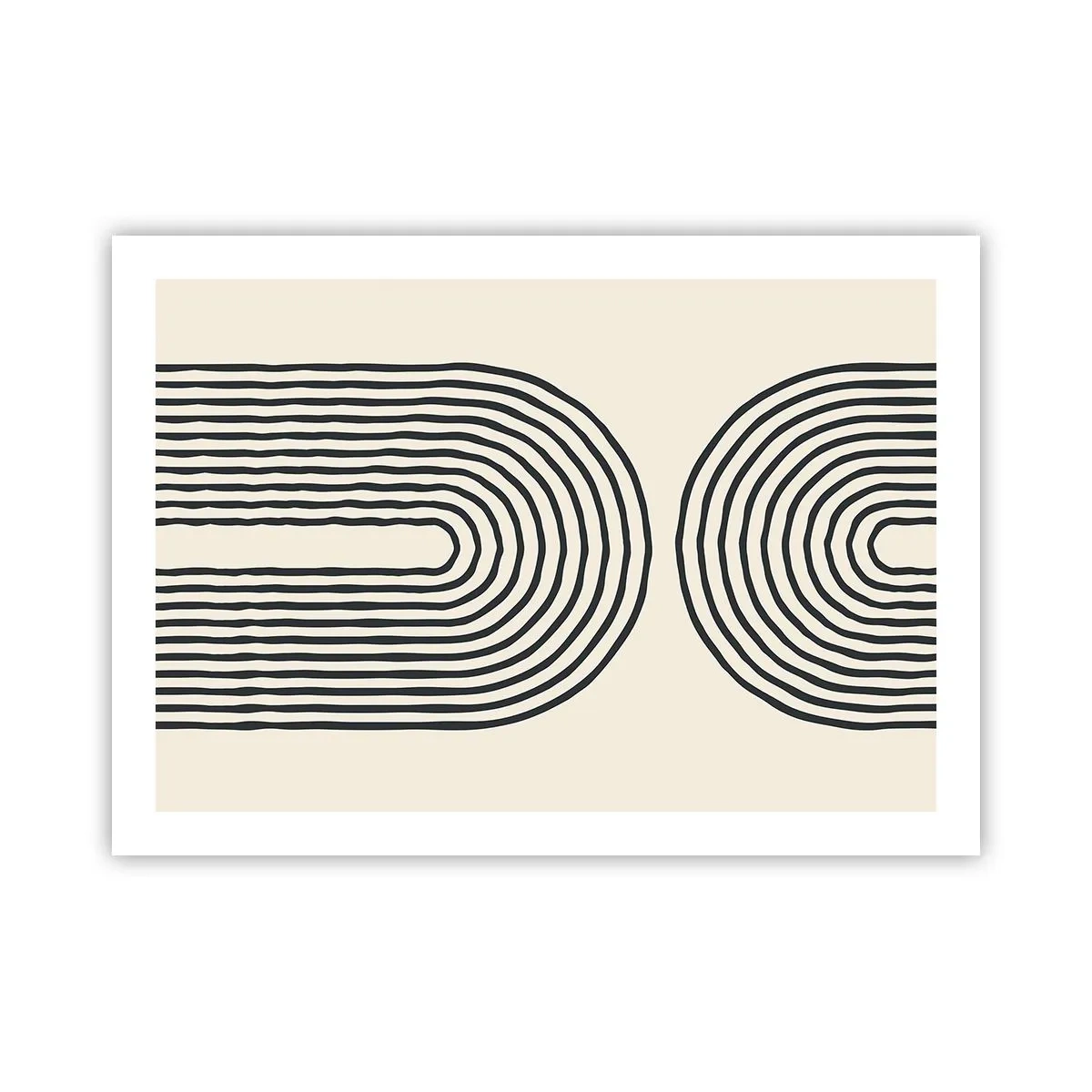 Poster - In een ogenblik ... - 70x50 cm