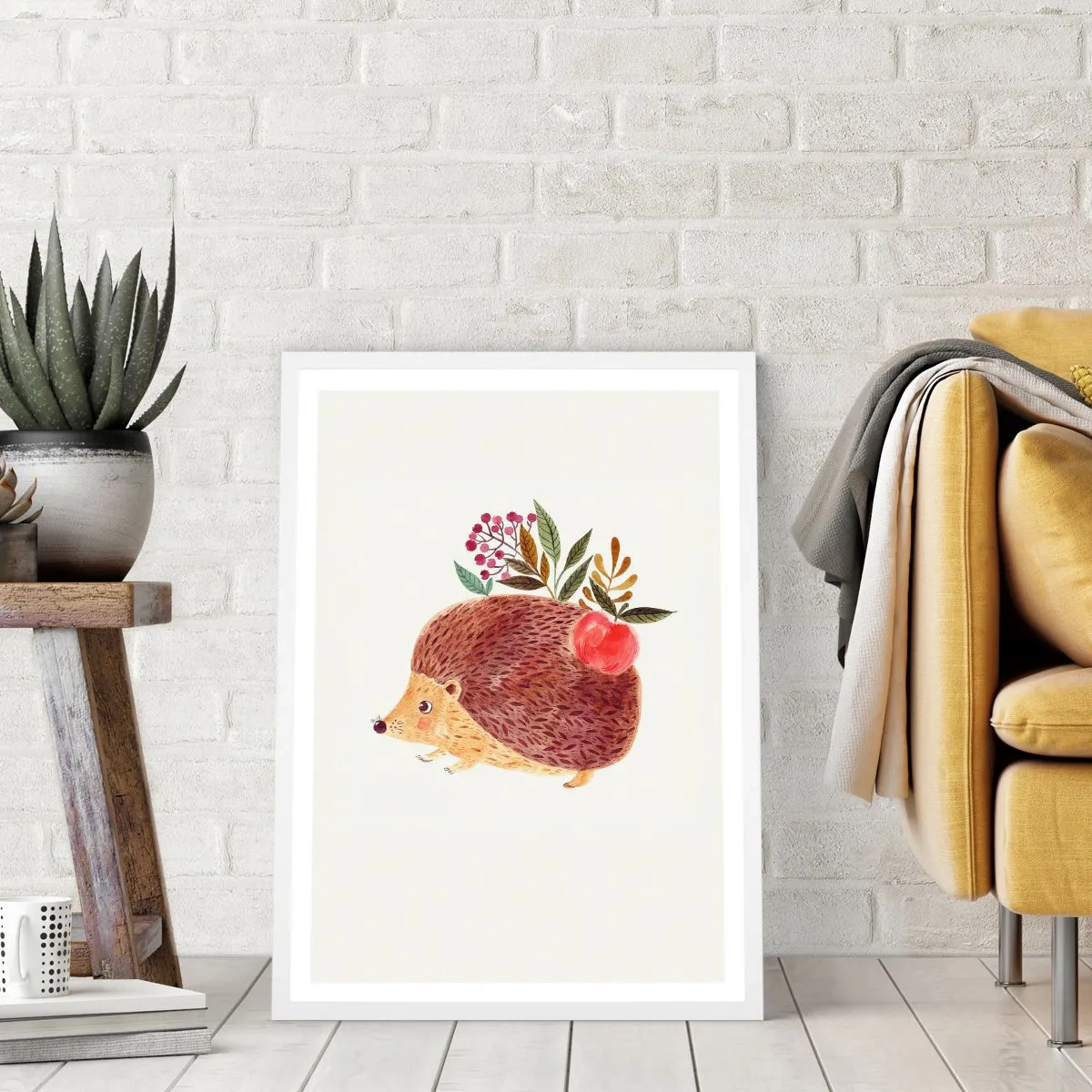 Poster in een witte lijst - En je vindt mij al leuk - 30x40 cm