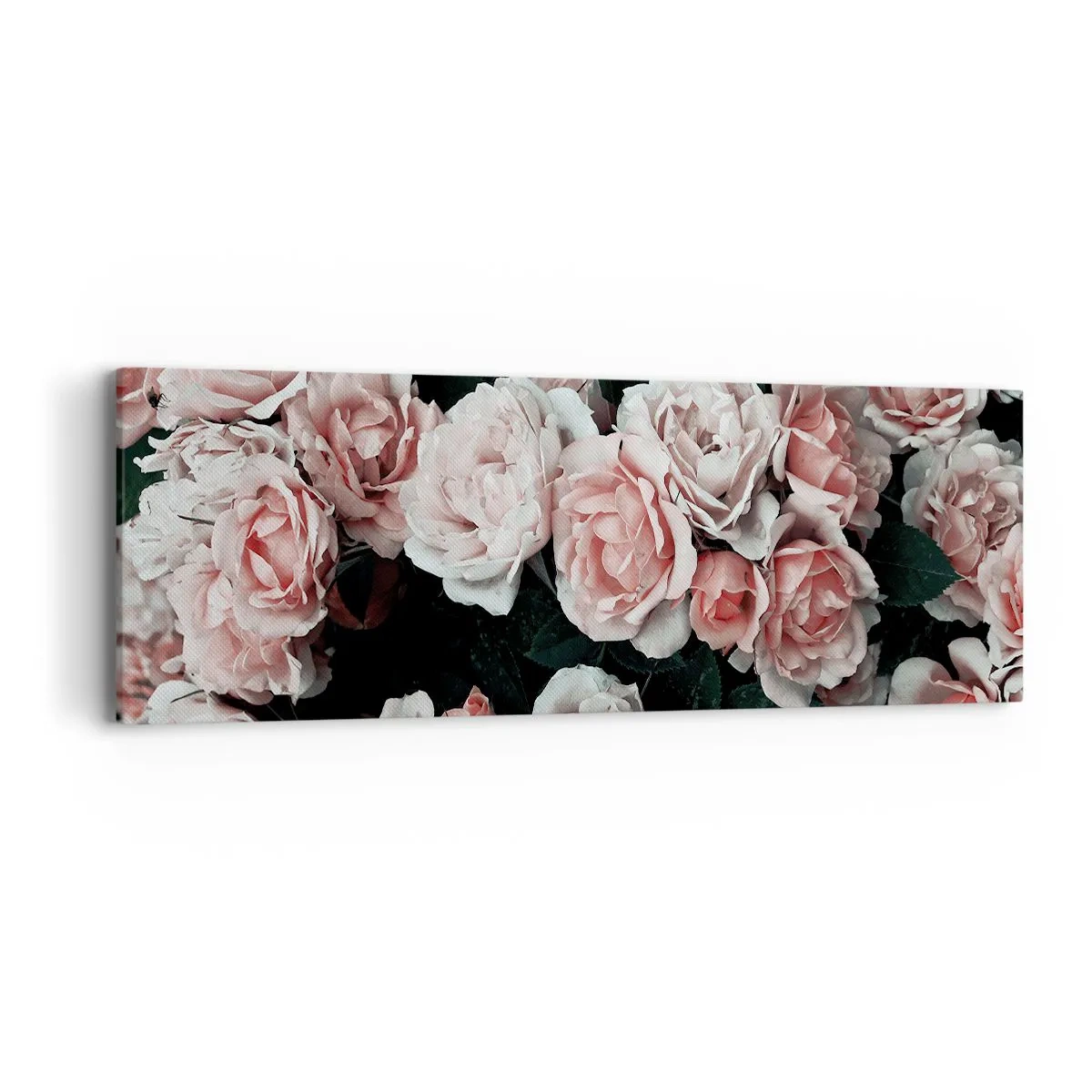 Schilderen op canvas - Rozen ensemble - 90x30 cm