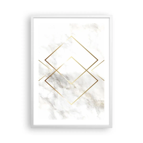 Poster in een witte lijst - Een uitzicht tot in het oneindige - 50x70 cm